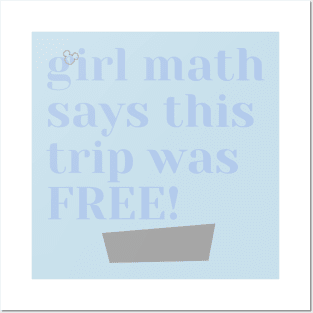 Girl Math Posters and Art